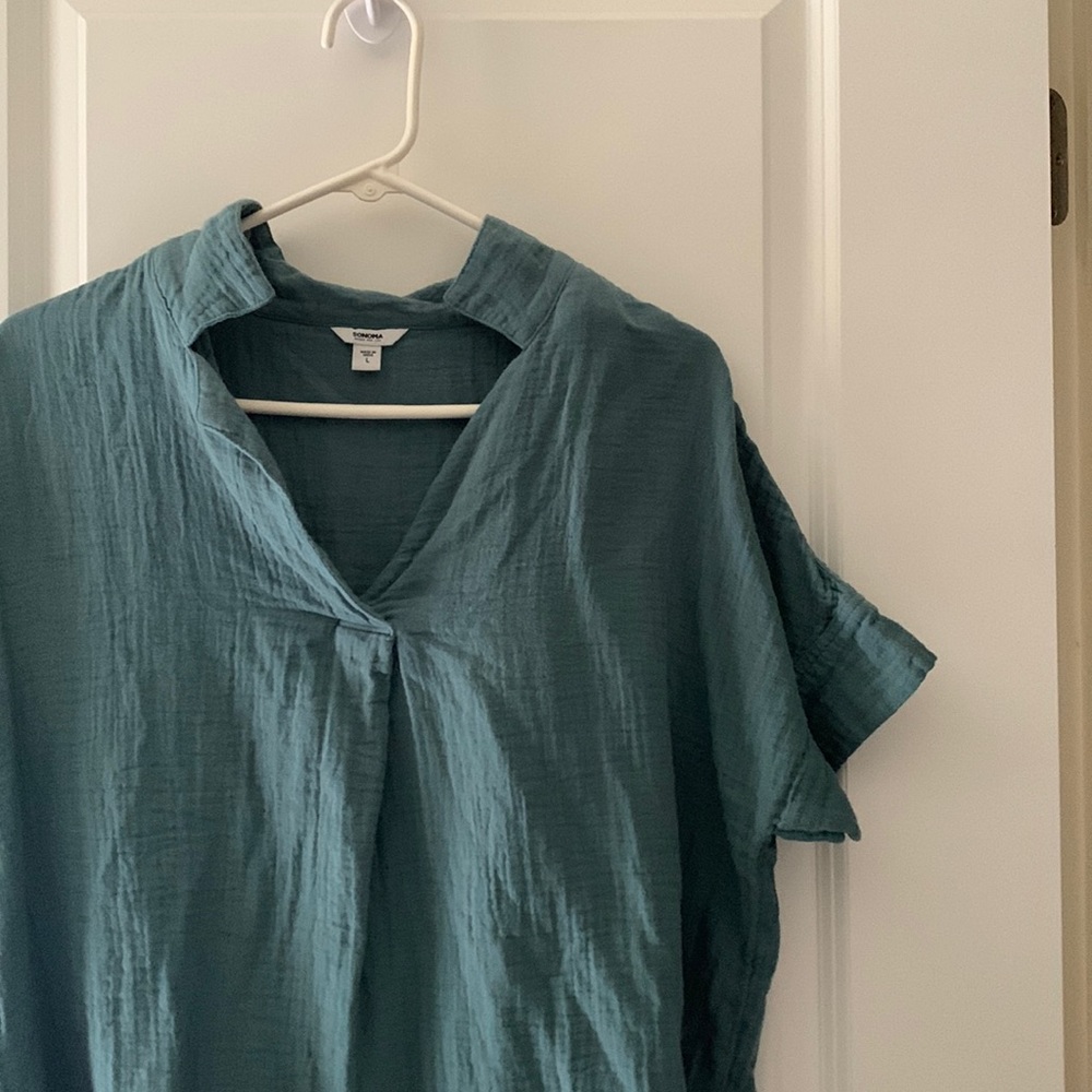 NWOT Sonoma Teal Tee
